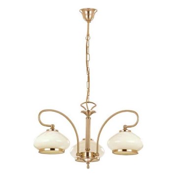 Люстра на цепи ASTORIA 3xE27/15W/230V золотистый