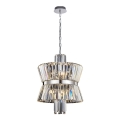 Люстра на цепи AURELIA 8xE14/40W/230V матовый хром