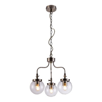 Люстра на цепи BALLET 3xE27/40W/230V матовый хром