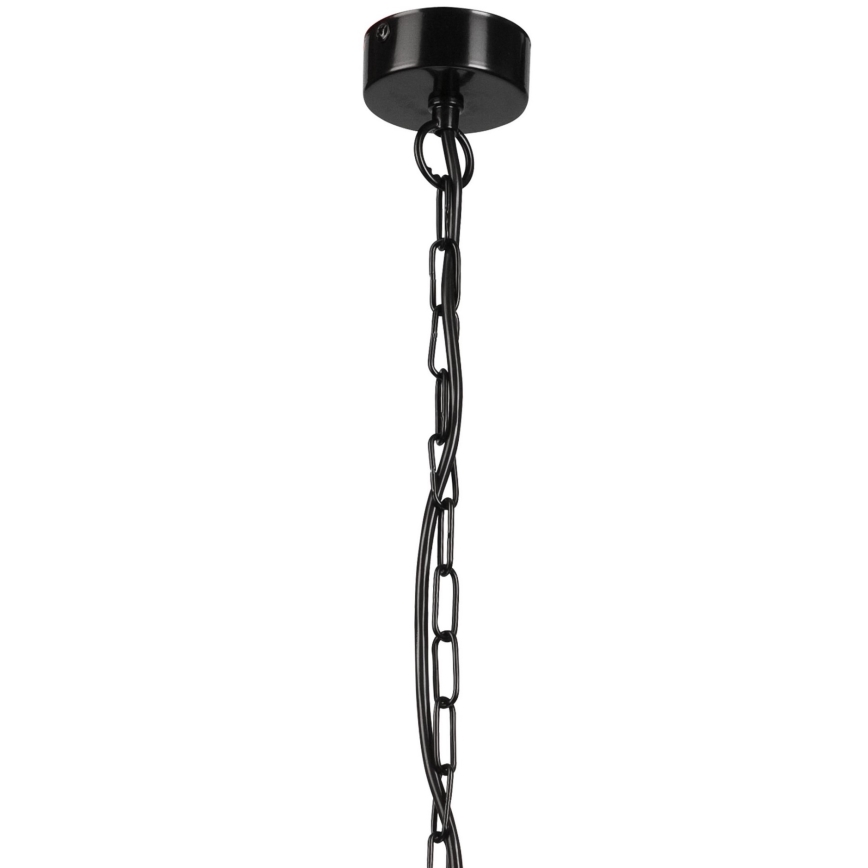 Люстра на цепи CEDRIC 4xE27/60W/230V бук/коричневый