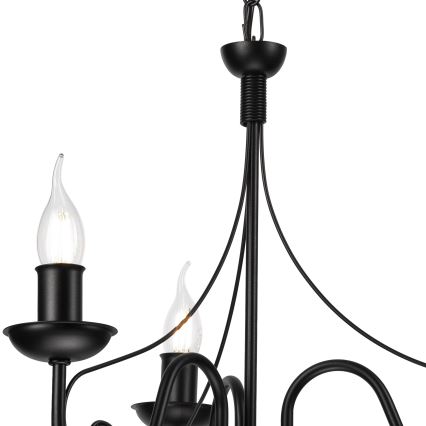 Люстра на цепи DONATO 3xE14/40W/230V черный