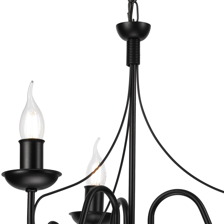 Люстра на цепи DONATO 3xE14/40W/230V черный