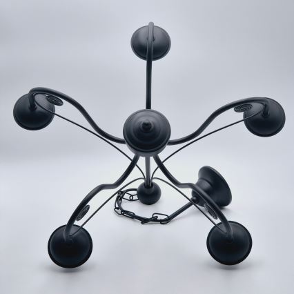 Люстра на цепи DONATO 5xE14/40W/230V черный