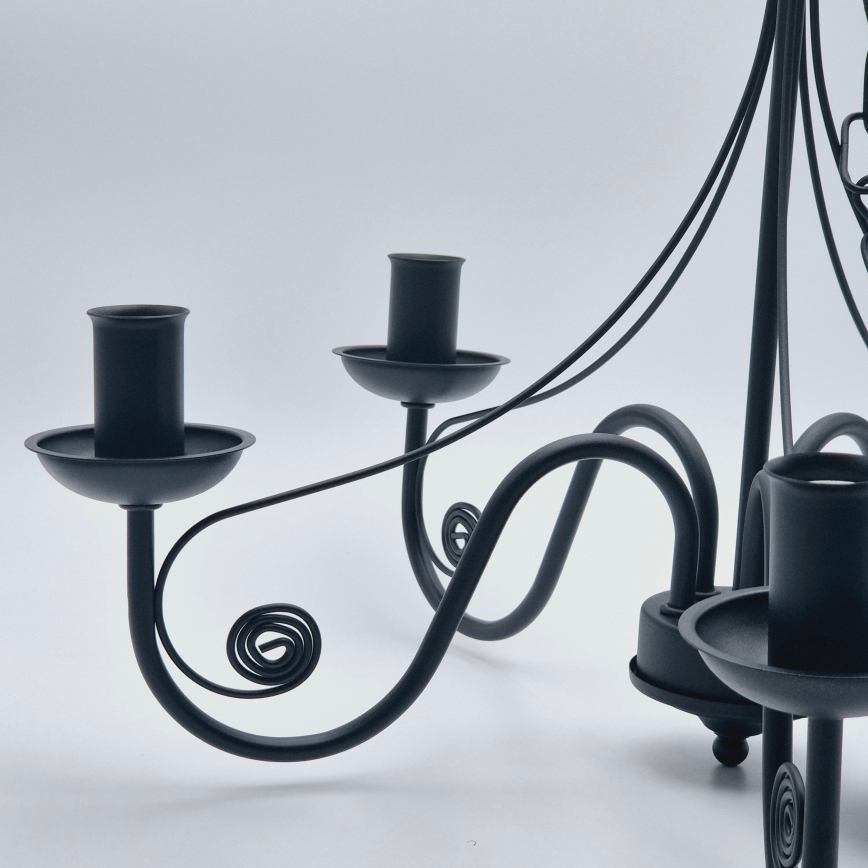 Люстра на цепи DONATO 5xE14/40W/230V черный