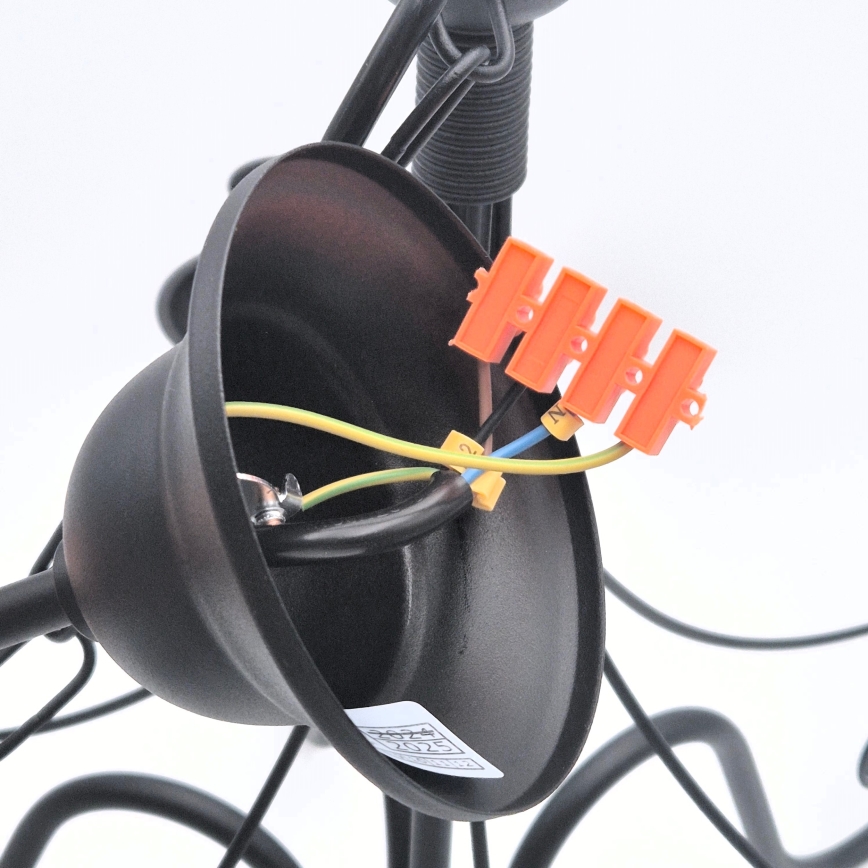 Люстра на цепи DONATO 6xE14/40W/230V черный