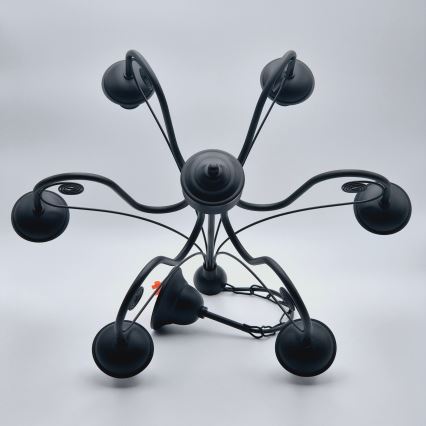 Люстра на цепи DONATO 6xE14/40W/230V черный