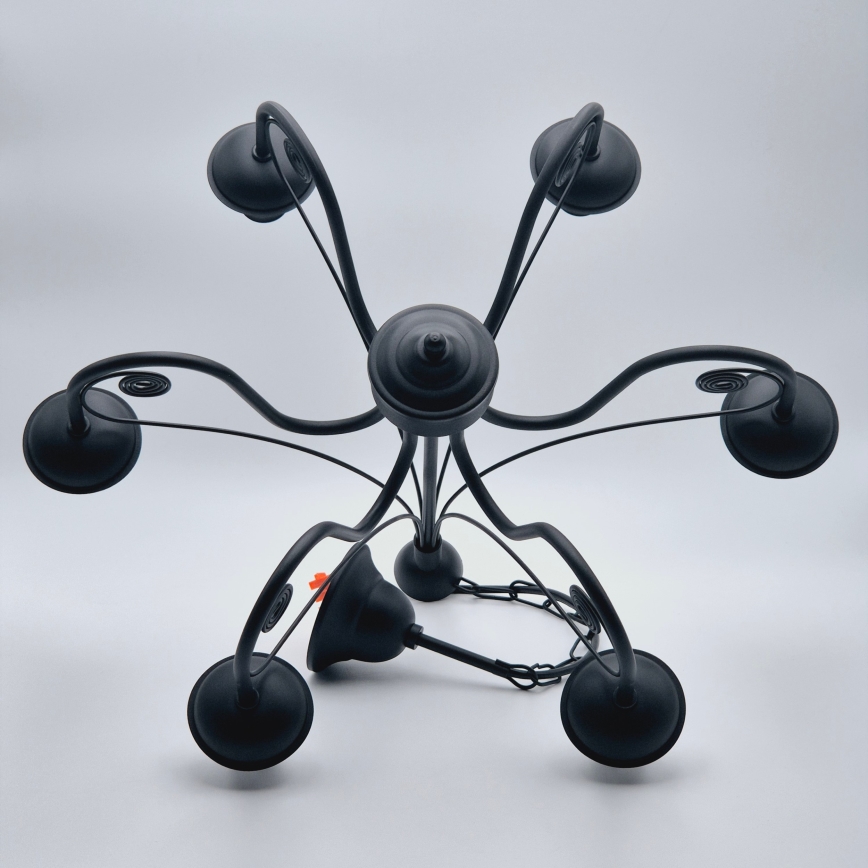 Люстра на цепи DONATO 6xE14/40W/230V черный