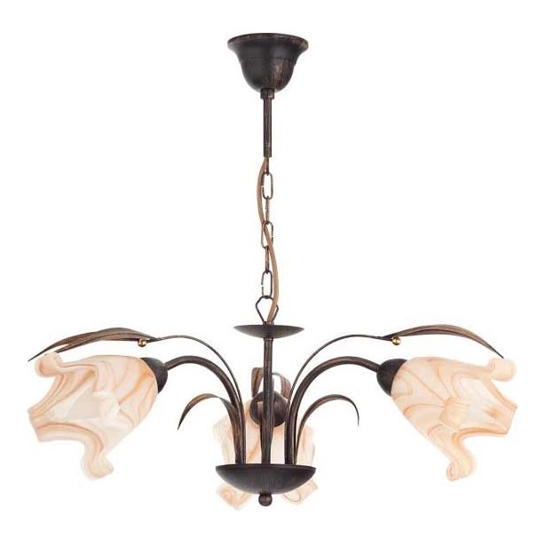 Люстра на цепи DUCATTI 3xE14/10W/230V бронзовый