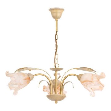 Люстра на цепи DUCATTI 3xE14/10W/230V золотистый