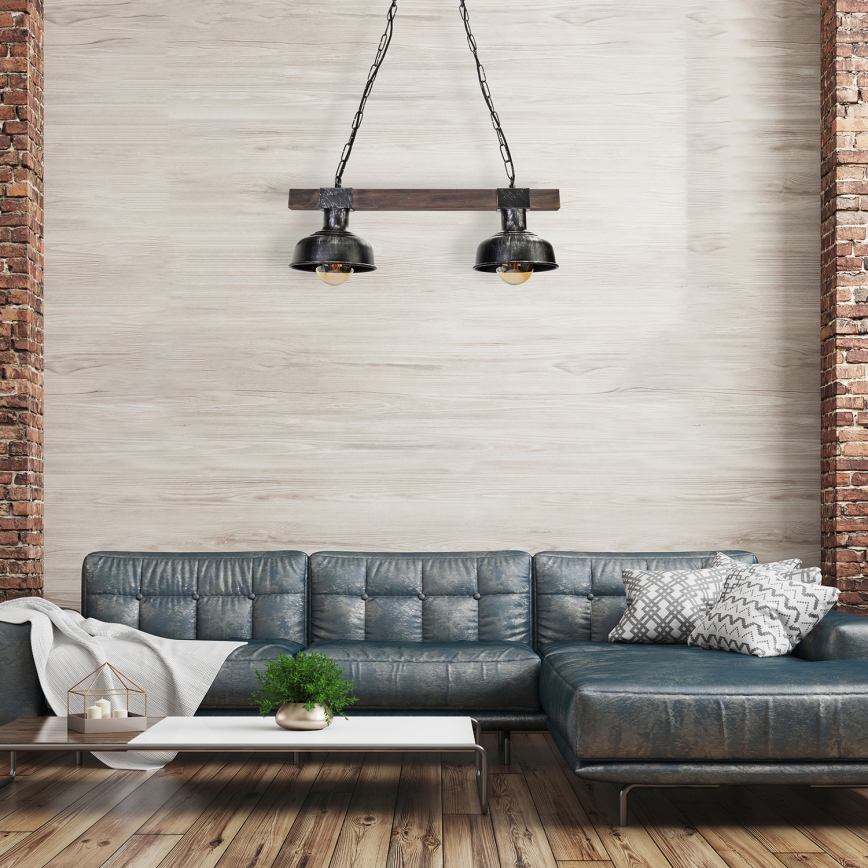 Люстра на цепи FARO 2xE27/60W/230V
