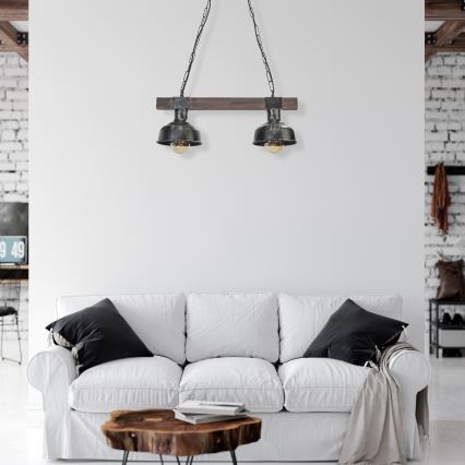 Люстра на цепи FARO 2xE27/60W/230V