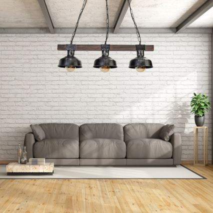 Люстра на цепи FARO 3xE27/60W/230V
