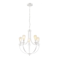 Люстра на цепи GINA 5xE27/60W/230V белый