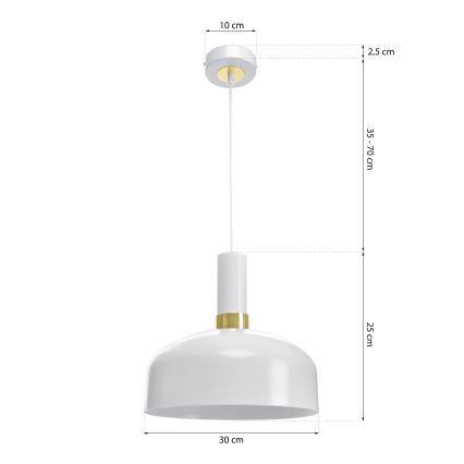 Люстра на цепи MALMO 1xE27/60W/230V