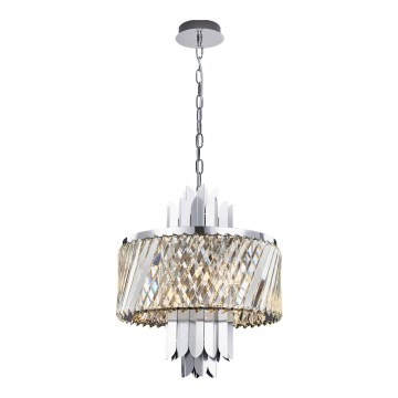 Люстра на цепи MARGOT 6xE14/40W/230V матовый хром