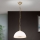 Люстра на цепи OLD LAMP 1xE27/40W/230V диаметр 30 см белый/латунь