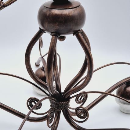 Люстра на цепи RETRO II 5xE27/60W/230V