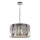Люстра на цепи RITZ 12xE14/40W/230V диаметр 54 см блестящий хром