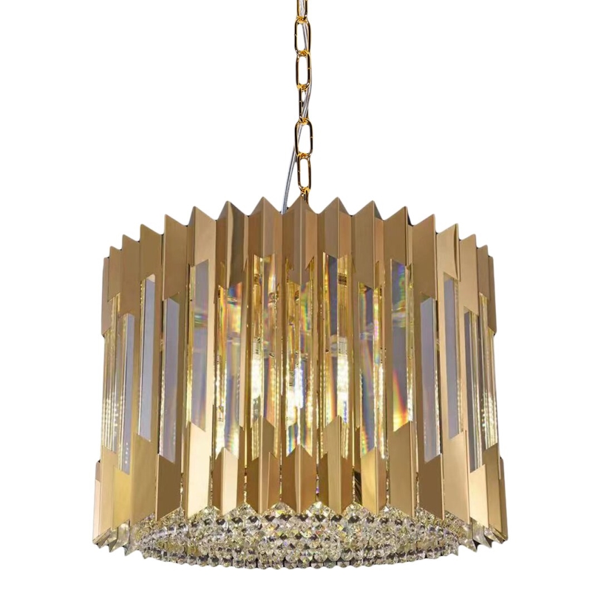Люстра на цепи RITZ 7xE14/40W/230V диаметр 42 см золотистый