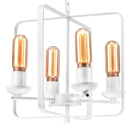 Люстра на ланцюгу CEDRIC II 4xE27/60W/230V білий