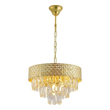 Lюстра на ланцюгу CHARLIZE 4xE14/10W/230V золота