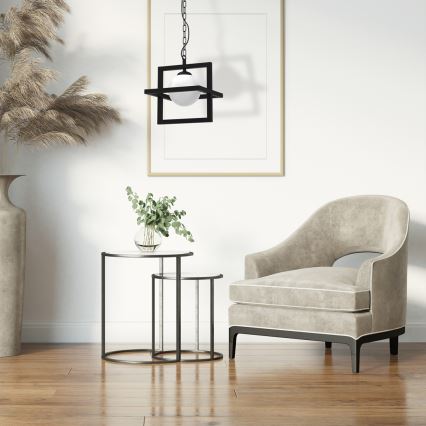 Люстра на ланцюгу DIEGO 1xE14/40W/230V чорна