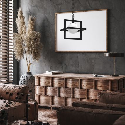 Люстра на ланцюгу DIEGO 1xE14/40W/230V чорна