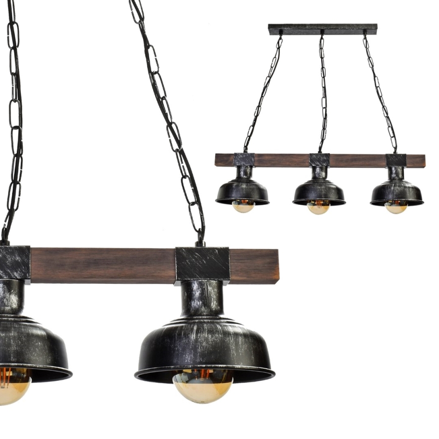 Люстра на ланцюгу FARO 3xE27/60W/230V