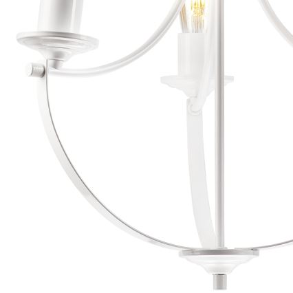 Люстра на ланцюгу GINA 3xE27/60W/230V білий