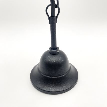 Люстра на ланцюгу RETRO 2xE27/60W/230V чорний