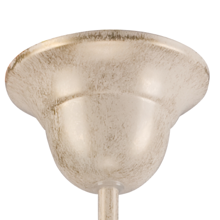 Люстра на ланцюгу RETRO II 5xE27/60W/230V біла патина