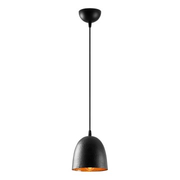 Люстра на ланцюгу TATTOO 1xE27/40W/230V пр. 16 см чорна