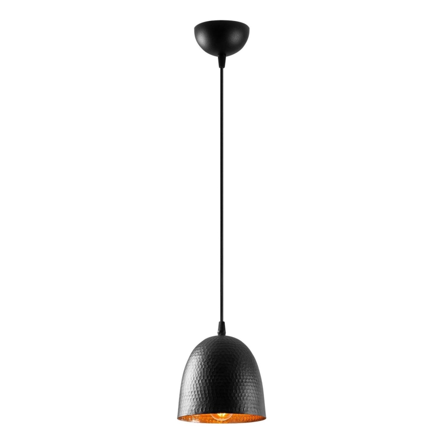 Люстра на ланцюгу TATTOO 1xE27/40W/230V пр. 16 см чорна