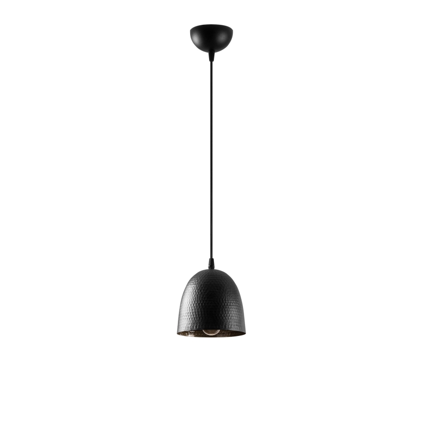 Люстра на ланцюгу TATTOO 1xE27/40W/230V пр. 16 см чорна
