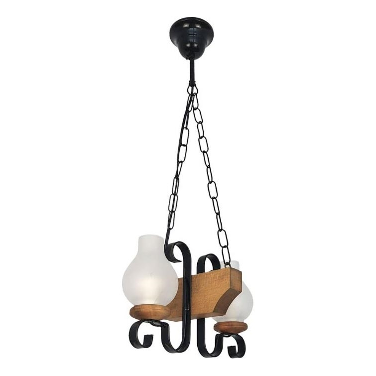 Люстра на ланцюгу VELA 2xE14/40W/230V бук
