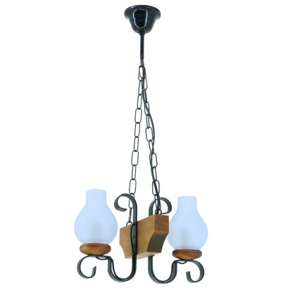 Люстра на ланцюгу VELA 2xE14/40W/230V бук