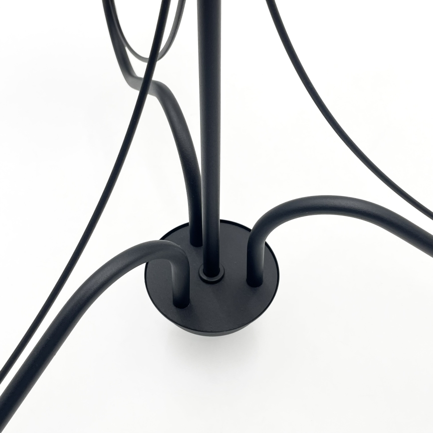 Люстра на ланцюзі ANTON 3xE14/15W/230V чорна