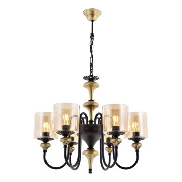 Люстра на ланцюзі BUSAN 6xE27/40W/230V золота