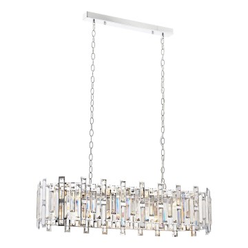 Люстра на ланцюзі CRYSTALLINE 13xE14/40W/230V глянцевий хром