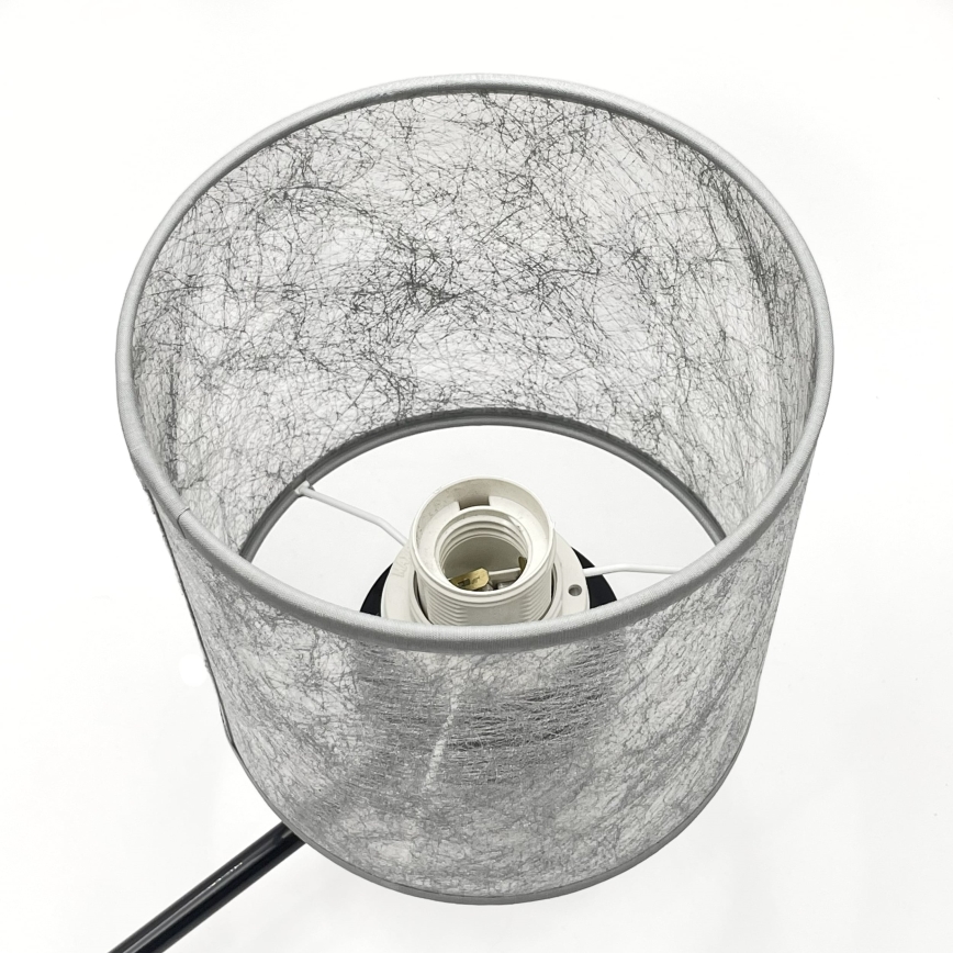 Люстра на ланцюзі ROSA 3xE27/60W/230V чорна/сіра