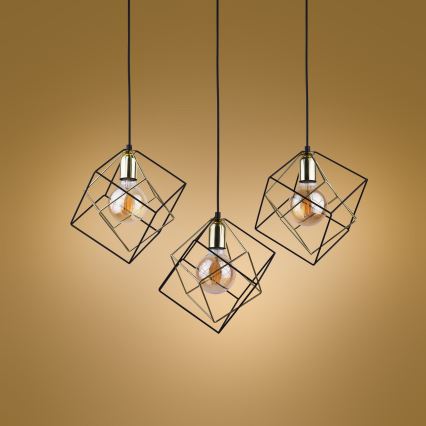 Люстра на мотузці ALAMBRE 3xE27/60W/230V