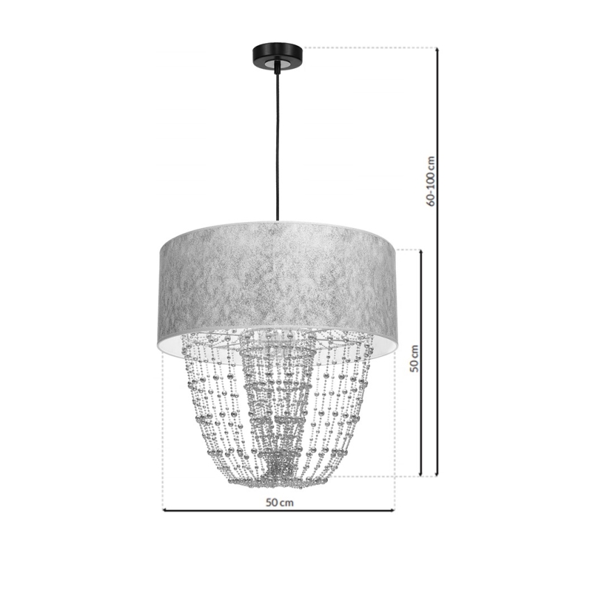 Люстра на мотузці ALMERIA 1xE27/60W/230V