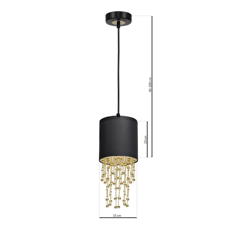 Люстра на мотузці ALMERIA 1xE27/60W/230V