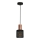 Люстра на мотузці ARES BLACK 1xE27/60W/230V