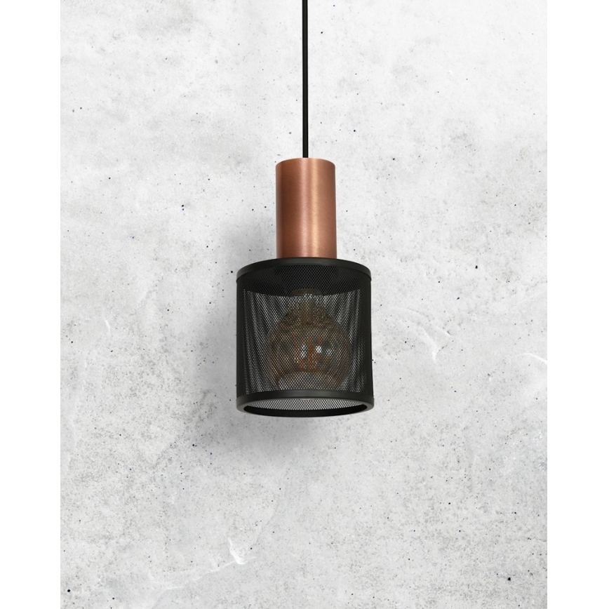 Люстра на мотузці ARES BLACK 1xE27/60W/230V