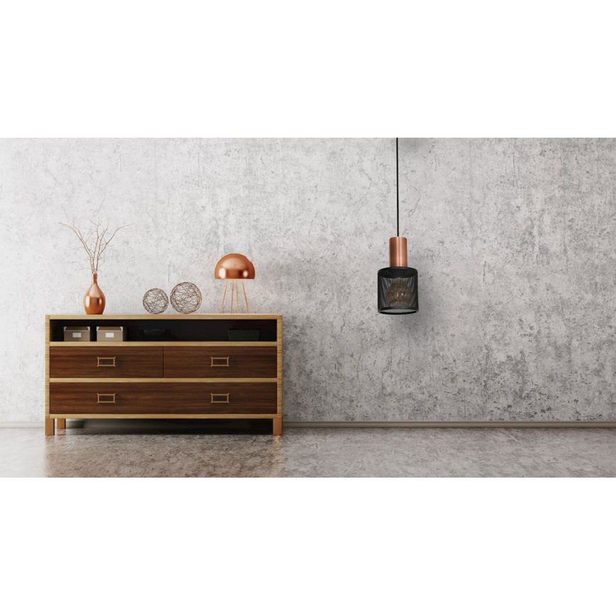 Люстра на мотузці ARES BLACK 1xE27/60W/230V