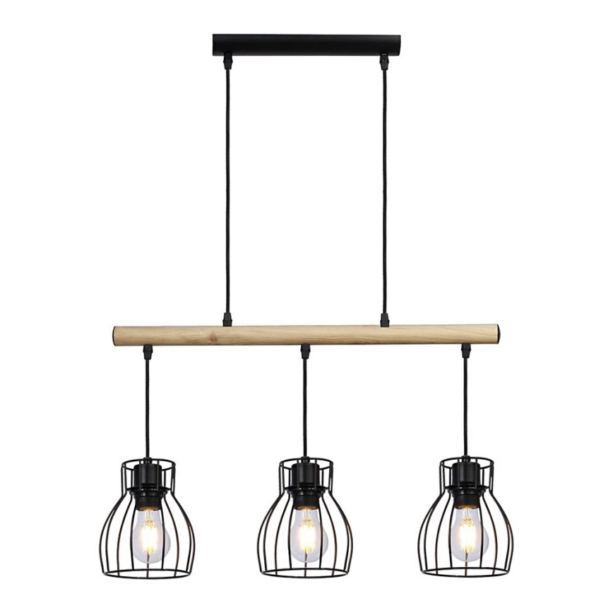 Люстра на мотузці BERNITA 3xE27/60W/230V