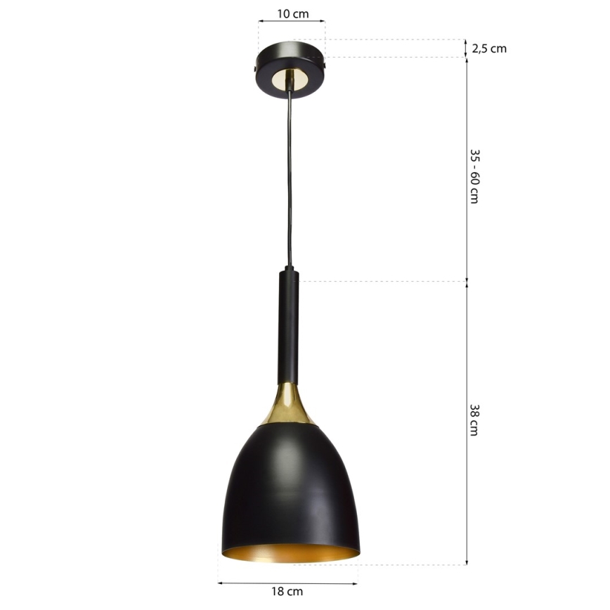 Люстра на мотузці CLARK 1xE27/60W/230V