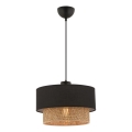 Люстра на мотузці ECHO 1xE27/60W/230V чорна/коричнева