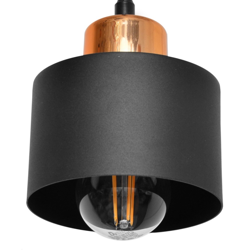 Люстра на мотузці EDISON 3xE27/15W/230V